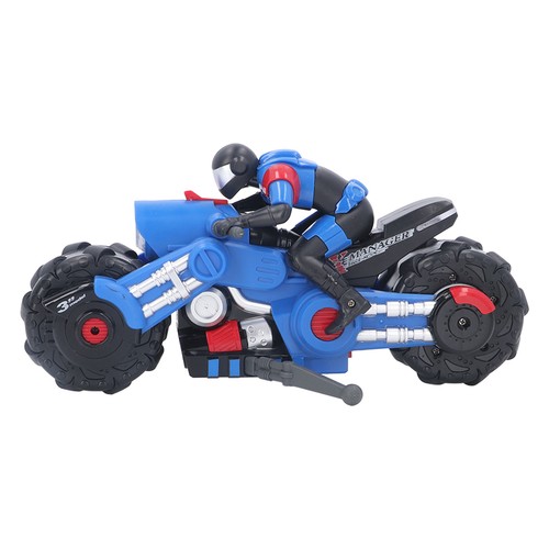 Blue motorcycle toy - rc,
