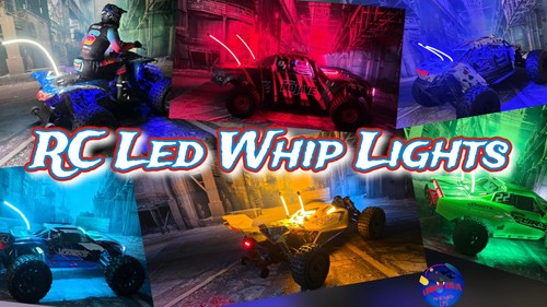 Led whip light flexible - rc,